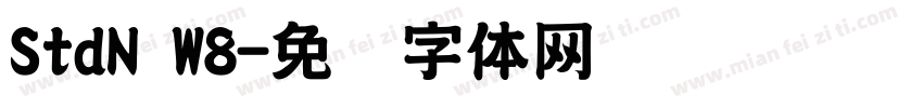 StdN W8字体转换